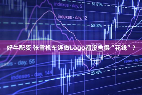 好牛配资 张雪机车连做Logo都没舍得“花钱”?